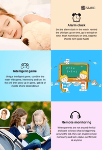 STARC Q19 Children Smartwatch with LBS, SIM, CAMERA